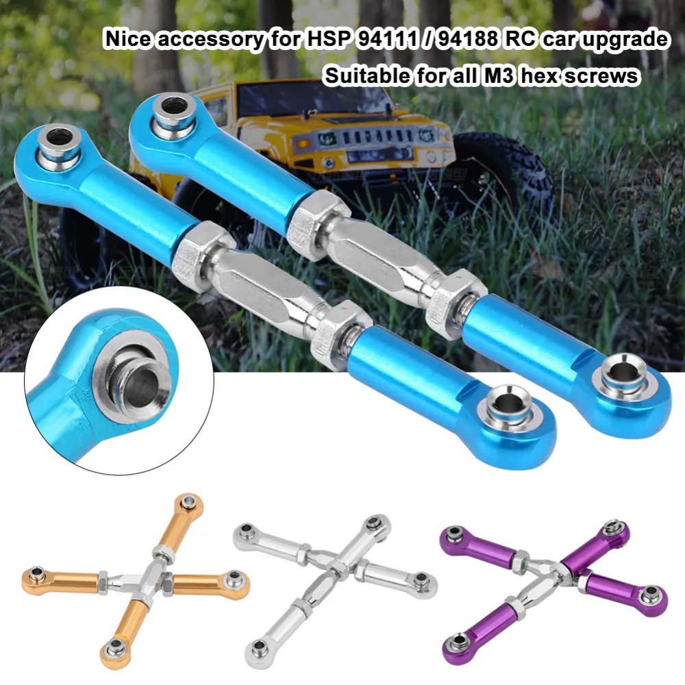 Aluminium Alloy Steering Linkage Rod Replacement Accessory For HSP 94111 / 94188 RC Car Upgrade Parts Replacement RC Accessories
Aluminium Alloy Steering Linkage Rod Replacement Accessory For HSP 94111 / 94188 RC Car Upgrade Parts Replacement RC Accessories