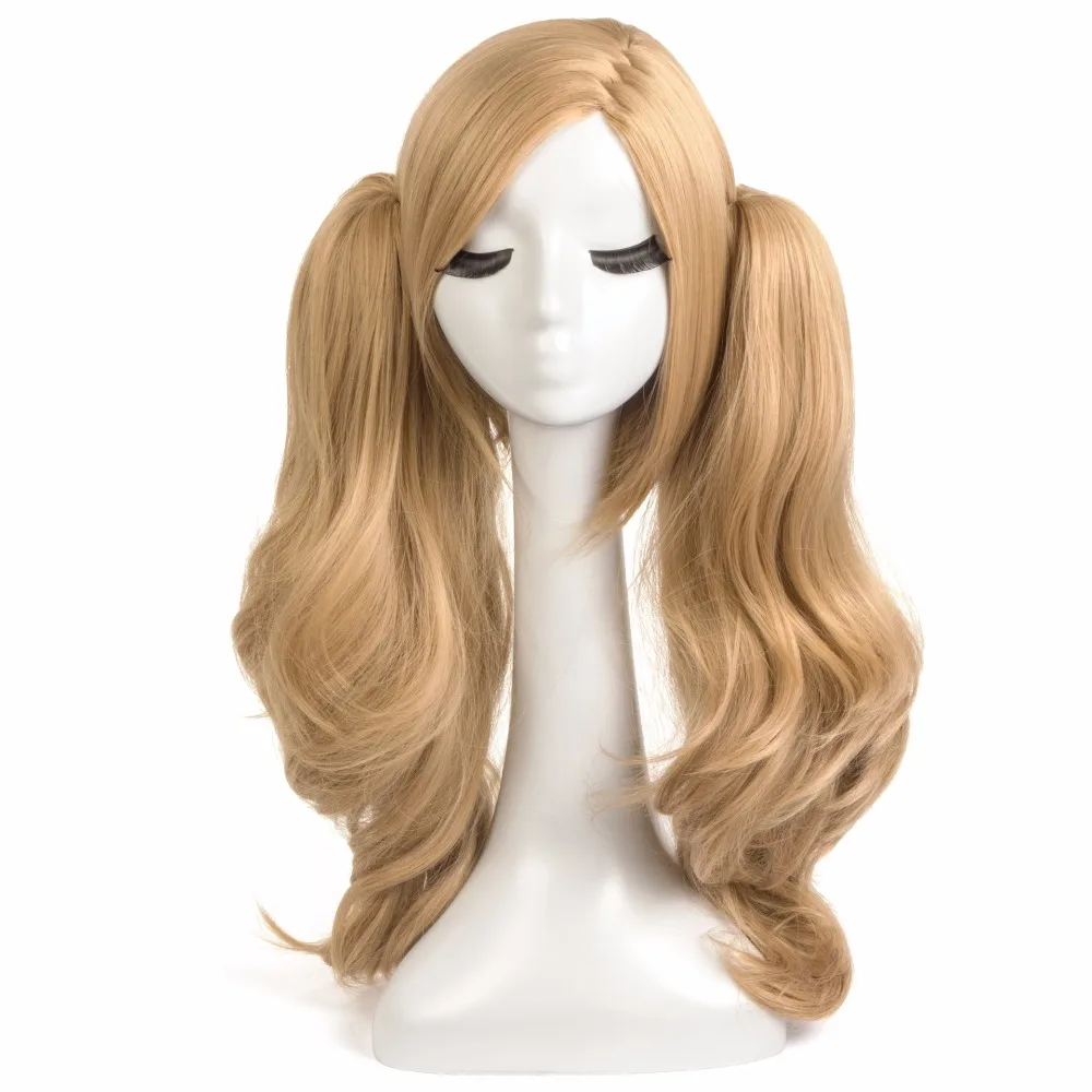 Hot Anime Game Persona 5 Anne Takamaki Cosplay Wig Halloween Play Long Curly Double Tail Wig Party Stage High Quality Hair
Hot Anime Game Persona 5 Anne Takamaki Cosplay Wig Halloween Play Long Curly Double Tail Wig Party Stage High Quality Hair