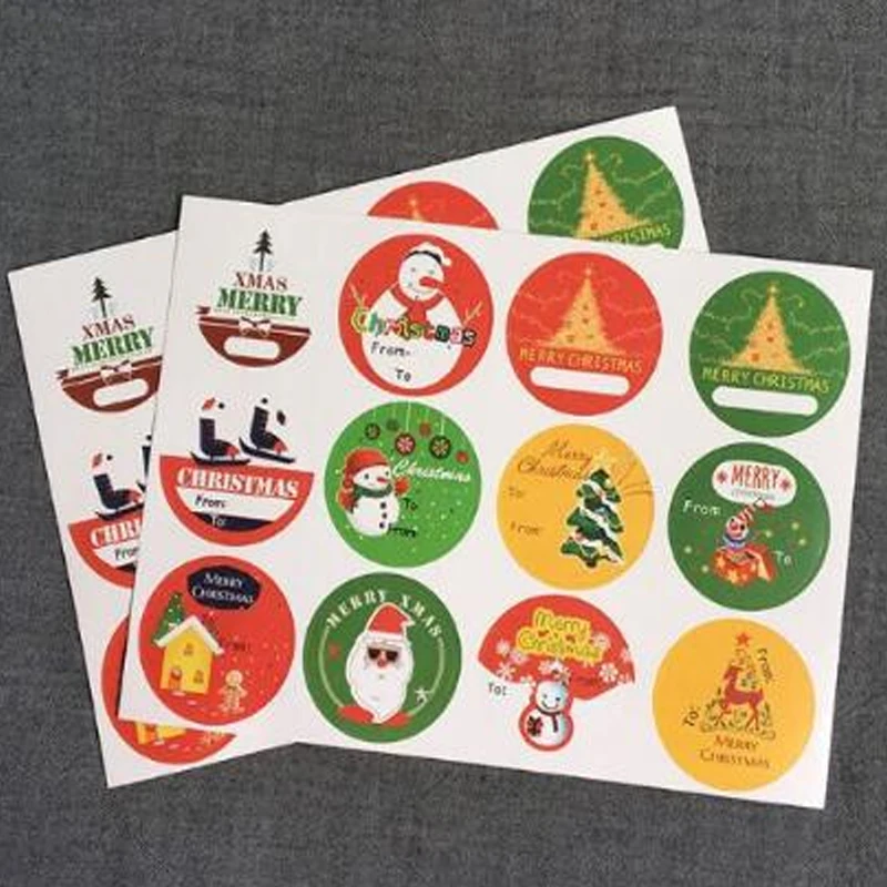 120pcs/lot Cute Hand Made Christmas Tree Snowman Round Cake Packaging Sealing Label Sticker Baking Gift Stickers
120pcs/lot Cute Hand Made Christmas Tree Snowman Round Cake Packaging Sealing Label Sticker Baking Gift Stickers
