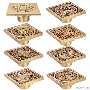 Copper Antique European Thickened Deodorant Floor Drain Bathroom Toilet Square Water Seal
Copper Antique European Thickened Deodorant Floor Drain Bathroom Toilet Square Water Seal