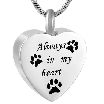 11.11 Always In My Heart Paw Print Cremation Ash Jewelry Pendant Pet Dog Cats Keepsake Memorial Urn Necklace
11.11 Always In My Heart Paw Print Cremation Ash Jewelry Pendant Pet Dog Cats Keepsake Memorial Urn Necklace