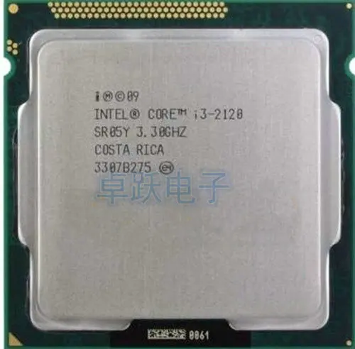 Free shipping Intel Core I3 2120 3M Cache 3.3 GHz LGA 1155 TDP 65W desktop CPU scattered piece processor I3-2120