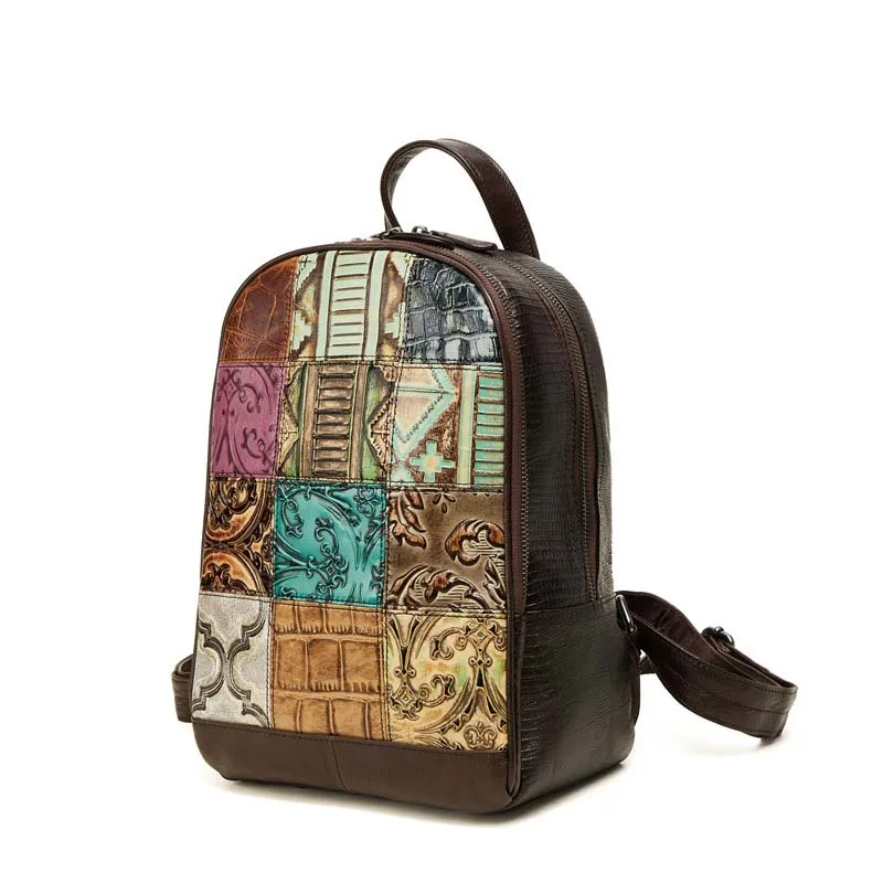 AETOO New retro European and American embossed leather bag first layer cowhide leather shoulder female backpack
AETOO New retro European and American embossed leather bag first layer cowhide leather shoulder female backpack