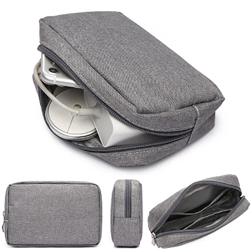 Charger Accessories Bag Oxford Cloth Scratchproof Durable for Mouse Data Cable and Power Bank
Charger Accessories Bag Oxford Cloth Scratchproof Durable for Mouse Data Cable and Power Bank