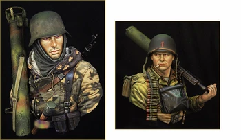 Assembly Unpainted Scale 1/10 infantry and soldier bust Historical toy Resin Model Miniature Kit
Assembly Unpainted Scale 1/10 infantry and soldier bust Historical toy Resin Model Miniature Kit