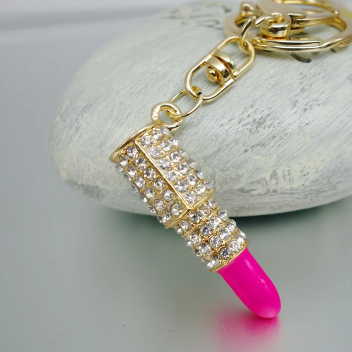 Adojewello Jewelry Rhinestone Crystal Exquisite Lipstick Keychain Keyring For Car Handbag Chram Key Holder Wholesale
Adojewello Jewelry Rhinestone Crystal Exquisite Lipstick Keychain Keyring For Car Handbag Chram Key Holder Wholesale