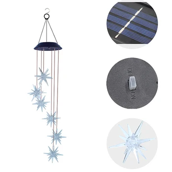 Led Solar Powered Sea Urchin Wind Chimes Light Home Garden Hanging Lamp Decor Wind Chime Hanging Lamp String Solar Lights
Led Solar Powered Sea Urchin Wind Chimes Light Home Garden Hanging Lamp Decor Wind Chime Hanging Lamp String Solar Lights