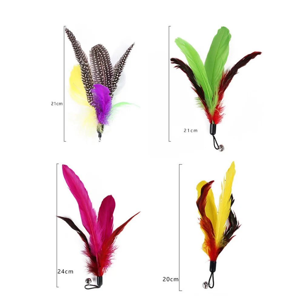 2019 new hot 11 pieces of natural colored feathers and funny fishing rods, free time to play with cats #4A15
2019 new hot 11 pieces of natural colored feathers and funny fishing rods, free time to play with cats #4A15