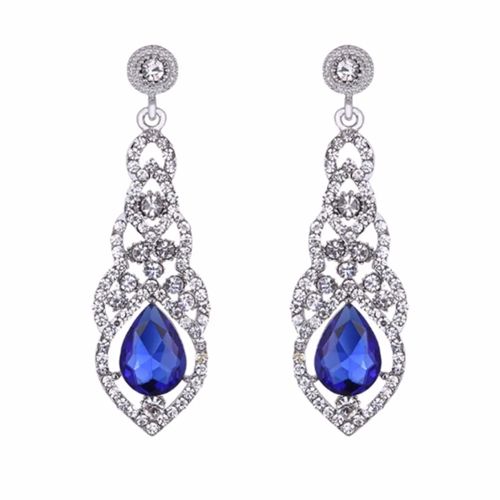 Earrings Teardrop Zircon Wedding Long Earrings Elegant Bridal Wedding Engagement Women Jewelry Accessories Blue White Champagne
Earrings Teardrop Zircon Wedding Long Earrings Elegant Bridal Wedding Engagement Women Jewelry Accessories Blue White Champagne