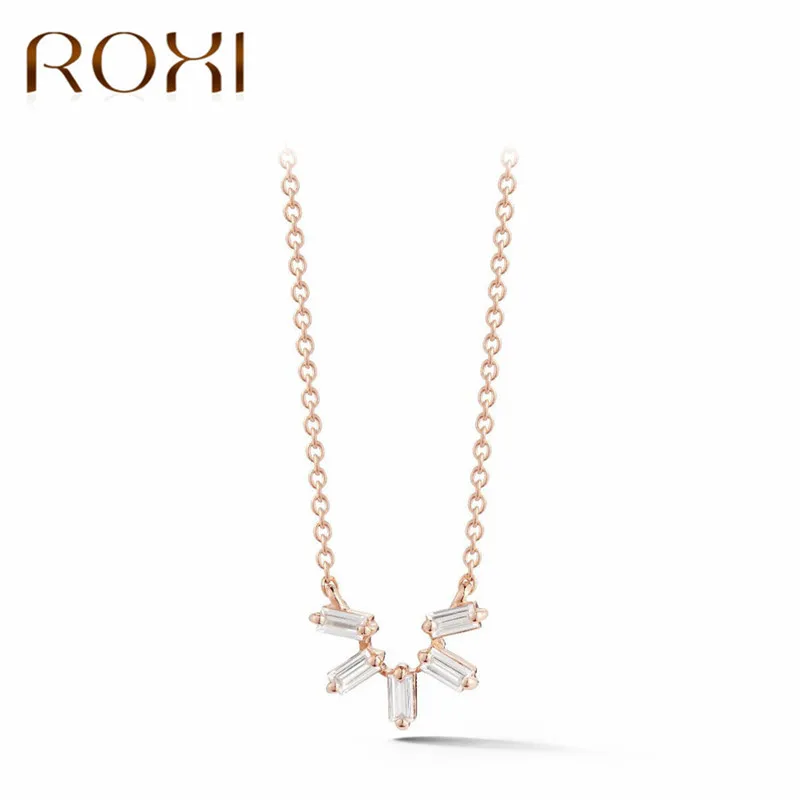 ROXI ROMAD Brand Rose Gold Color Cubic Zirconia Crystal Pendant Necklace For Women Choker Necklace Statement Jewelry Party Gift
ROXI ROMAD Brand Rose Gold Color Cubic Zirconia Crystal Pendant Necklace For Women Choker Necklace Statement Jewelry Party Gift