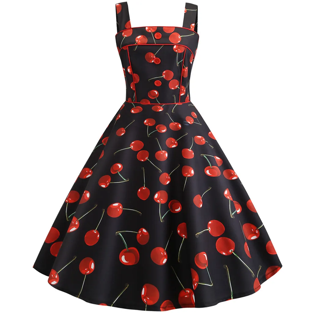 Summer Dresses Womens 2019 Casual Floral Retro Vintage 1950s 60s Robe Rockabilly Swing Pinup Vestidos Evening Party Dress
Summer Dresses Womens 2019 Casual Floral Retro Vintage 1950s 60s Robe Rockabilly Swing Pinup Vestidos Evening Party Dress