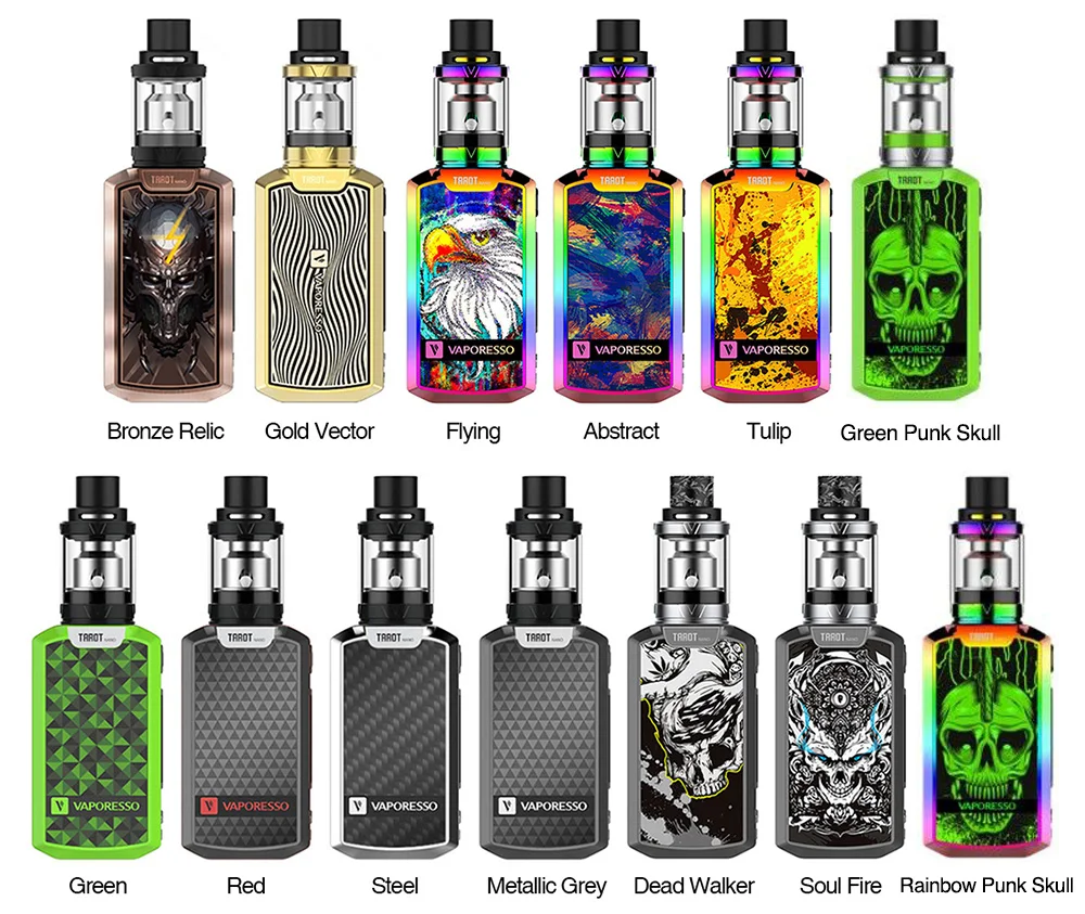 Halloween Color Vaporesso Tarot Nano Kit 80W Box Mod with VECO Vape Tank 2ML Atomizer EUC Coil Vaporizer Electronic Cig Vapor