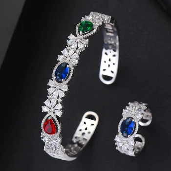 GODKI Luxury Flower Saudi Arabia Bangle Ring Set Jewelry Sets For Women Wedding Engagement brincos para as mulheres 2019
GODKI Luxury Flower Saudi Arabia Bangle Ring Set Jewelry Sets For Women Wedding Engagement brincos para as mulheres 2019