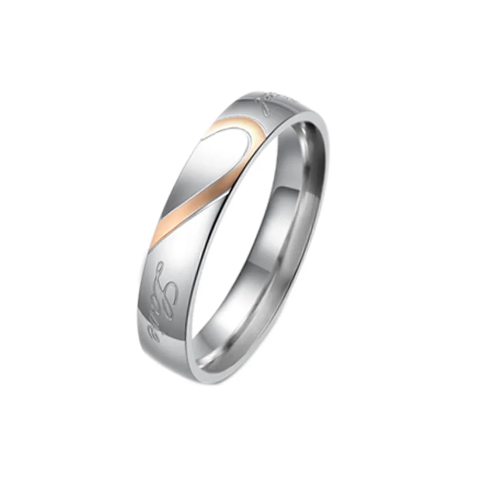 New Design Valentines Titanium Steel Heart-shaped Puzzle Rings Hold Hands Couple Rings Fine Jewelry
New Design Valentines Titanium Steel Heart-shaped Puzzle Rings Hold Hands Couple Rings Fine Jewelry