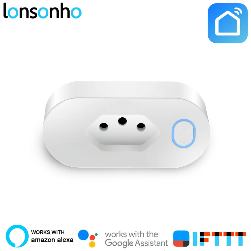 Lonsonho Wifi Smart Plug Smart Socket Brasil Plug Outlet 16A Power Monitor Tuya Smart Life App Works with Alexa Google Home Mini
Lonsonho Wifi Smart Plug Smart Socket Brasil Plug Outlet 16A Power Monitor Tuya Smart Life App Works with Alexa Google Home Mini