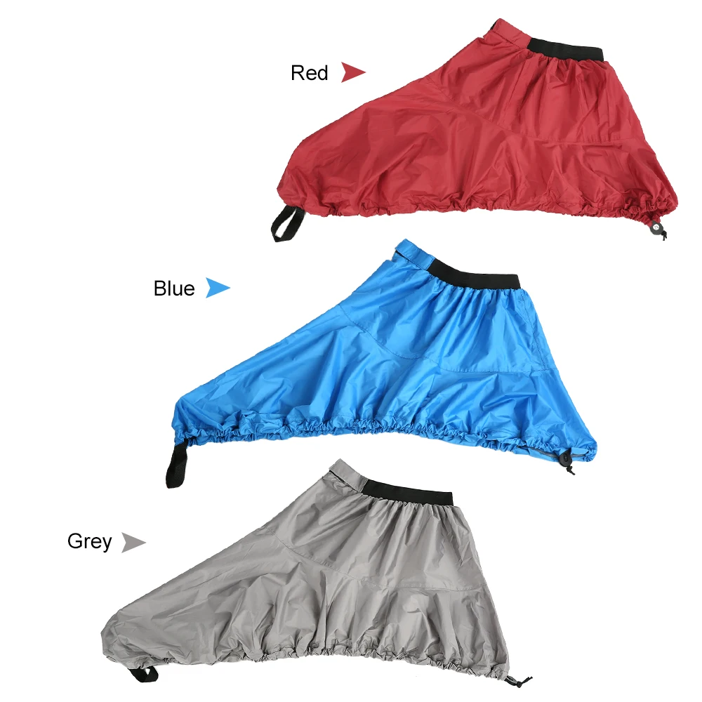 Jupe de pulvérisation de Kayak Accessoire de Sports Nautiques Jupe de pulvérisation de Kayak en Nylon réglable Universelle