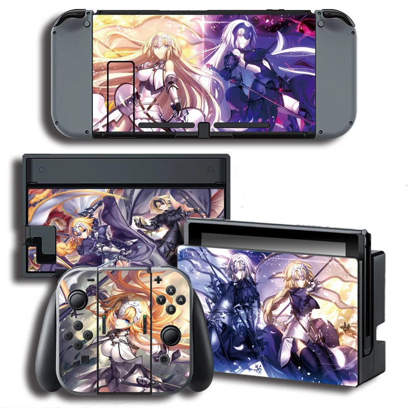 Fate Vinyl Skin Protector Skin Sticker for Nintendo Switch NS Console + Controller + Stand Holder Protective Film Color stickers
Fate Vinyl Skin Protector Skin Sticker for Nintendo Switch NS Console + Controller + Stand Holder Protective Film Color stickers