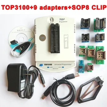 New TOP3100 USB universal programmer + 9 adapter EPROM MCU PIC AVR flash socket IC
New TOP3100 USB universal programmer + 9 adapter EPROM MCU PIC AVR flash socket IC