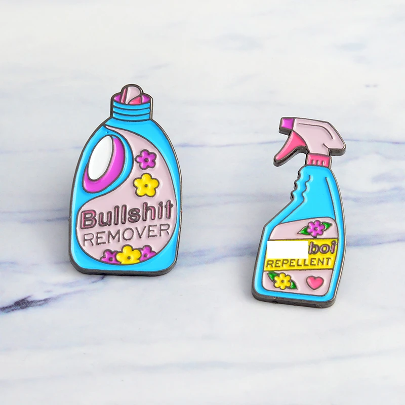 Miss Zoe Cartoon Detergent Remove Repellent Style Enamel Pins Custom Badge Denim Shirt Jewelry Gifts Brooches for Women Men
Miss Zoe Cartoon Detergent Remove Repellent Style Enamel Pins Custom Badge Denim Shirt Jewelry Gifts Brooches for Women Men