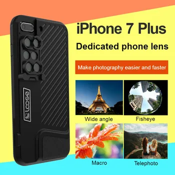 For Iphone7 Plus Iphone 8 Plus 6 in 1 Lens Combo Fisheye Effect Lens Wide-angle Macro Lens Phone Shell
For Iphone7 Plus Iphone 8 Plus 6 in 1 Lens Combo Fisheye Effect Lens Wide-angle Macro Lens Phone Shell