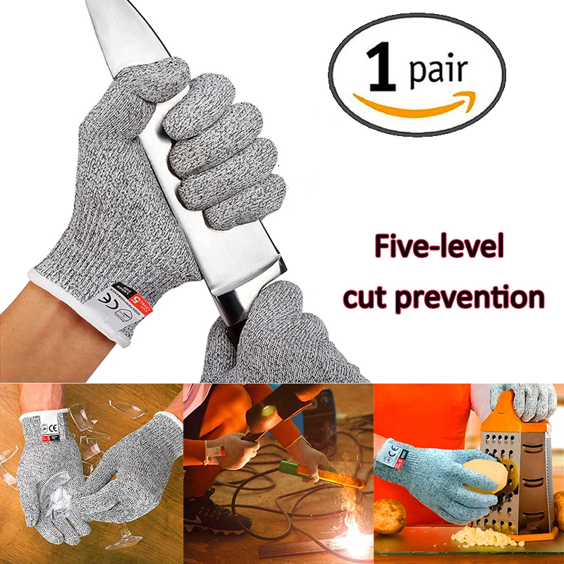 1 Pair Kitchen Working Anti-cut Gloves Safety Cut proof Butcher Cut Stab Resistant Heat Fire Stainless steel Metal Hand Gloves
1 Pair Kitchen Working Anti-cut Gloves Safety Cut proof Butcher Cut Stab Resistant Heat Fire Stainless steel Metal Hand Gloves