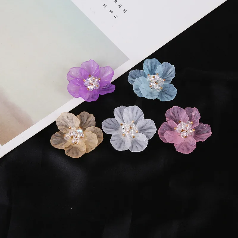 1pcs Fashion Jewelry Six Petal Matte Flowers Acrylic Flower Tassels Charms for DIY Earring Jewelry Making Dia. 4cm
1pcs Fashion Jewelry Six Petal Matte Flowers Acrylic Flower Tassels Charms for DIY Earring Jewelry Making Dia. 4cm