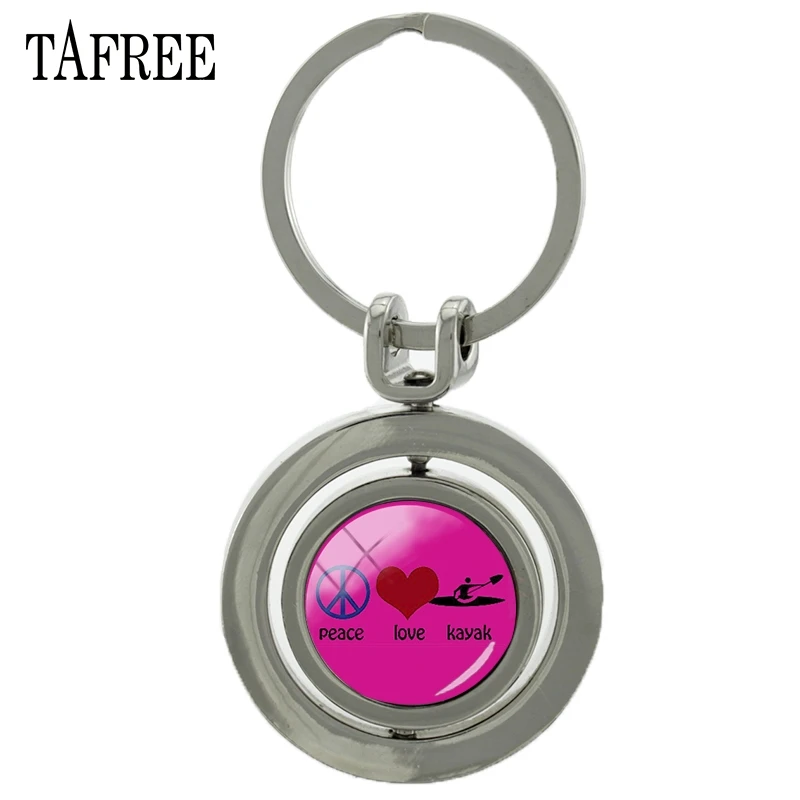 TAFREE New Arrival Revolving pendant Keychain Water sports Play Canoe Kayak With Double Sides Rotatable Car Key Holder SP607
TAFREE New Arrival Revolving pendant Keychain Water sports Play Canoe Kayak With Double Sides Rotatable Car Key Holder SP607