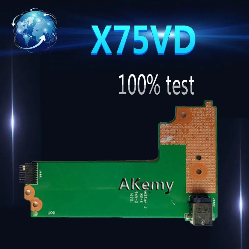 Amazoon Original For Asus X75A X75V X75VD DC POWER BOARD X75VD_DC_BOARD REV:2.0 60-NC0DC1000 100% Tested Fast Ship
Amazoon Original For Asus X75A X75V X75VD DC POWER BOARD X75VD_DC_BOARD REV:2.0 60-NC0DC1000 100% Tested Fast Ship