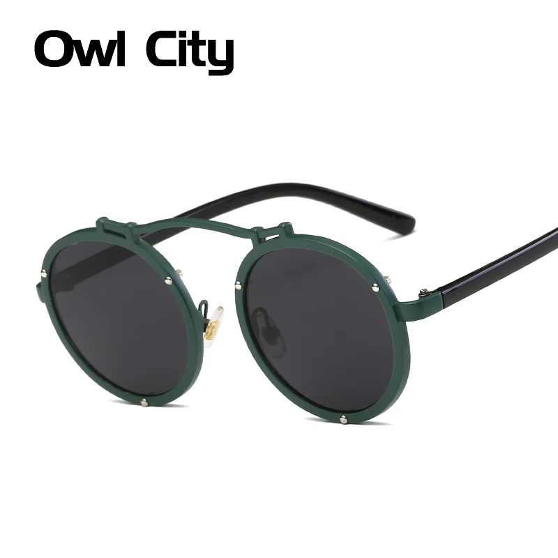 Owl City Gothic Sunglasses Women Men Steampunk Brand Designer Sun Glasses Retro Round Female Eyewear for Male Vintage Sunglass
Owl City Gothic Sunglasses Women Men Steampunk Brand Designer Sun Glasses Retro Round Female Eyewear for Male Vintage Sunglass