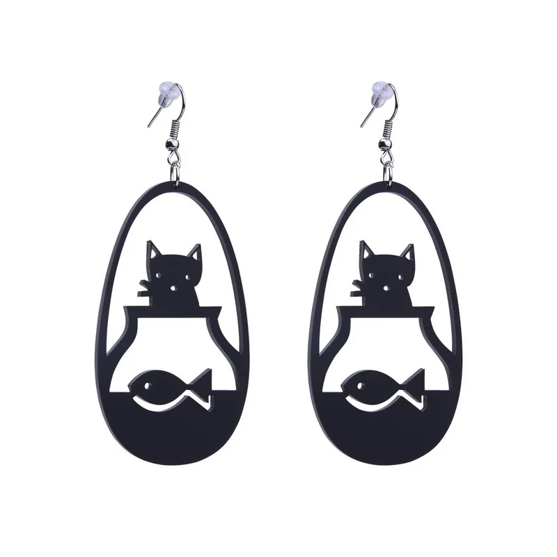 2019 Fashion Jewelry Oorbellen Acrylic Kitten Earrings for Women Pendientes Vintage Hollow Out Cat Drop Earring DJ DS Brincos
2019 Fashion Jewelry Oorbellen Acrylic Kitten Earrings for Women Pendientes Vintage Hollow Out Cat Drop Earring DJ DS Brincos
