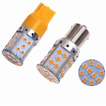New 2pcs T20 W21W 7440 3030 35 SMD Yellow Turn Signal Light Car Parking Tail Bulb Auto Driving Lamp
New 2pcs T20 W21W 7440 3030 35 SMD Yellow Turn Signal Light Car Parking Tail Bulb Auto Driving Lamp