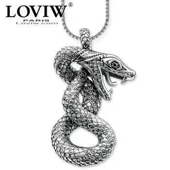 Necklace Retro Snake Pendant Thomas sabor Punk Link Chain brand new Fashion Jewelry For Women And Men silver colour Bijoux Gift
Necklace Retro Snake Pendant Thomas sabor Punk Link Chain brand new Fashion Jewelry For Women And Men silver colour Bijoux Gift