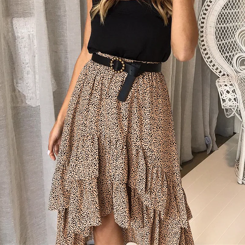 WHOSONG Bohemian Ruffled High Waist Women Long Skirt Vintage Floral Print Pleated Skirts Summer Holiday BeacH Irregular skirt
WHOSONG Bohemian Ruffled High Waist Women Long Skirt Vintage Floral Print Pleated Skirts Summer Holiday BeacH Irregular skirt