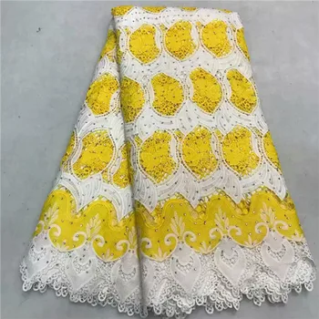 Wondeful wedding/party African water soluble lace fabric nice guipure mesh cloth with rhinestones for dress ZQW18(5yds/lot)
Wondeful wedding/party African water soluble lace fabric nice guipure mesh cloth with rhinestones for dress ZQW18(5yds/lot)