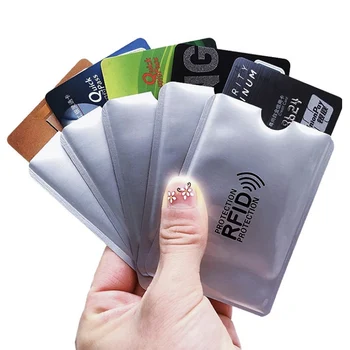 Anti Rfid Aluminium Wallet Blocking Reader Lock Bank Card Holder Id Bank Card Case Protection Metal Credit Card Holder 6*9.3cm
Anti Rfid Aluminium Wallet Blocking Reader Lock Bank Card Holder Id Bank Card Case Protection Metal Credit Card Holder 6*9.3cm