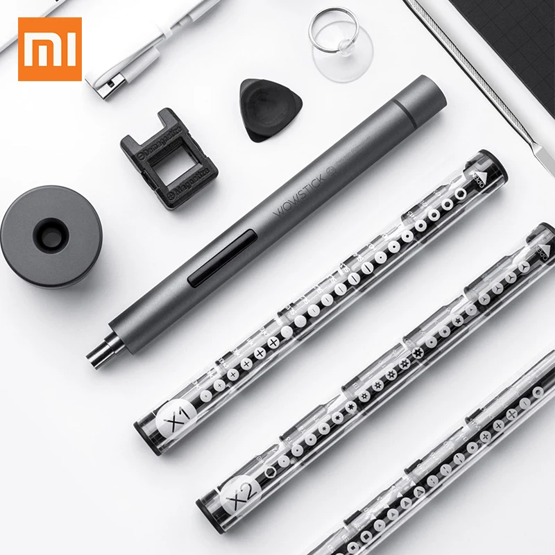 Original Xiaomi Mijia Wowstick 1F+ 64 In 1 Electric Screw driver Cordless Lithium-ion Charge LED Power Screwdriver kit
Original Xiaomi Mijia Wowstick 1F+ 64 In 1 Electric Screw driver Cordless Lithium-ion Charge LED Power Screwdriver kit