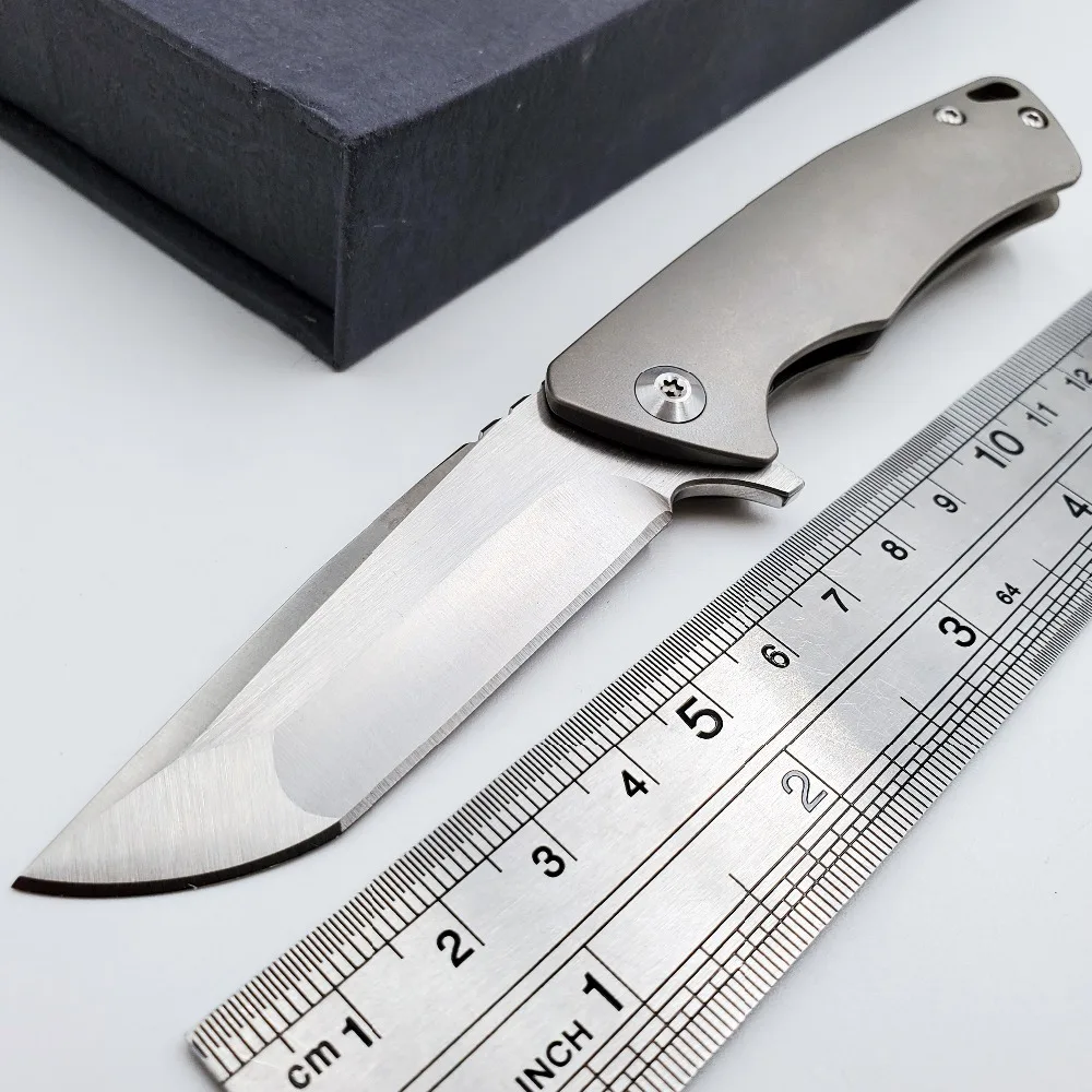 JSSQ Pocket Folding Knife D2 Blade Titanium Handle Outdoor Survival Diving Tactical Knives Camping Hunting Combat Mini EDC Tools
JSSQ Pocket Folding Knife D2 Blade Titanium Handle Outdoor Survival Diving Tactical Knives Camping Hunting Combat Mini EDC Tools
