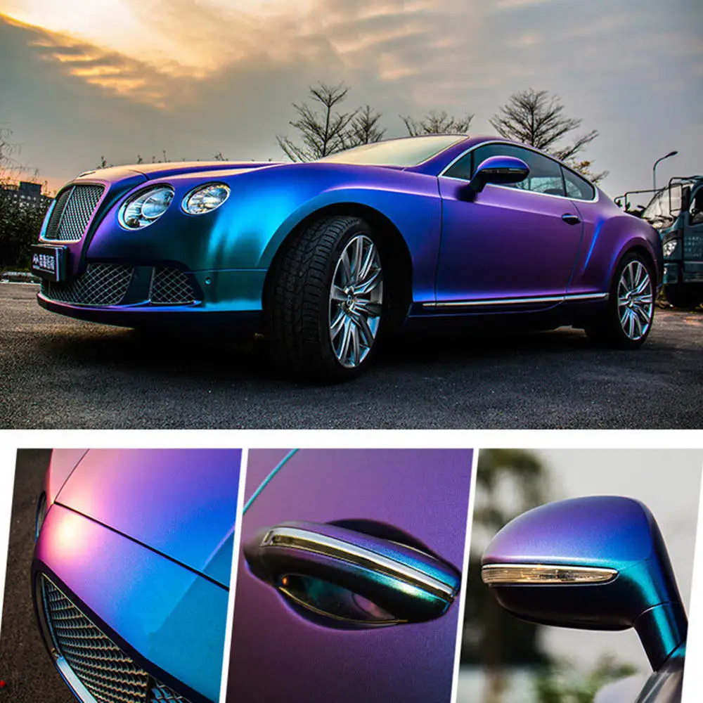 1.52*18M Glossy DIY Car Body Film Chameleon Pearl Glitter Vinyl Sticker Purple Blue Chameleon Automobiles Car Wrap Vinyl Film
1.52*18M Glossy DIY Car Body Film Chameleon Pearl Glitter Vinyl Sticker Purple Blue Chameleon Automobiles Car Wrap Vinyl Film