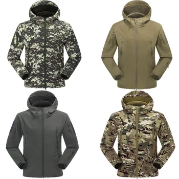 Hunting Jacket Lurker Shark Skin Soft Shell V5.0 Windbreaker Army Camouflage Waterproof Hooded Camo Hunting Clothing Accessories
Hunting Jacket Lurker Shark Skin Soft Shell V5.0 Windbreaker Army Camouflage Waterproof Hooded Camo Hunting Clothing Accessories