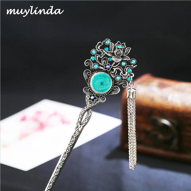 Retro Ceramics Stone Women Costum Hair Sticks Accessories Unique Designed Banquet Tassel Antique Hairpins Jewelry
Retro Ceramics Stone Women Costum Hair Sticks Accessories Unique Designed Banquet Tassel Antique Hairpins Jewelry