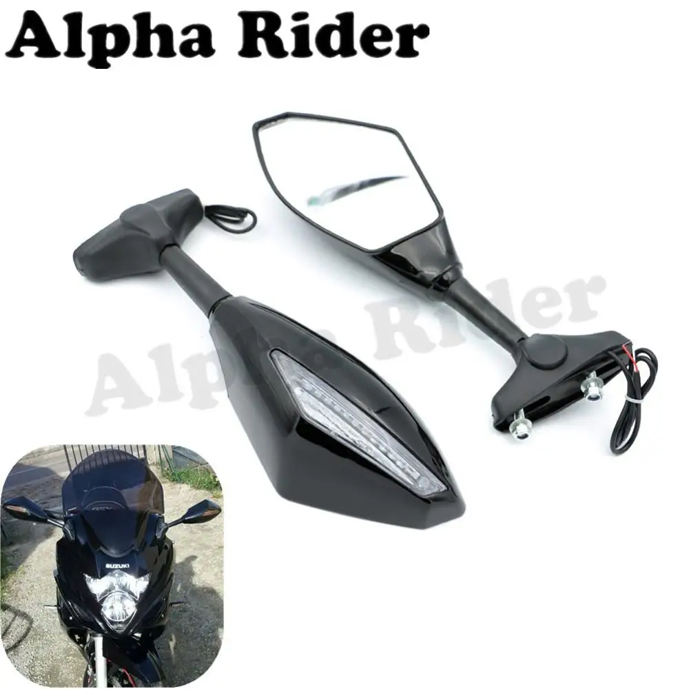 Rearview Mirrors w/ LED Turn Signal Indicator for Suzuki GSXR GSX-R 600 750 1000 1100 GSX1300R Hayabusa GSF 1200 BANDIT SV650S
Rearview Mirrors w/ LED Turn Signal Indicator for Suzuki GSXR GSX-R 600 750 1000 1100 GSX1300R Hayabusa GSF 1200 BANDIT SV650S