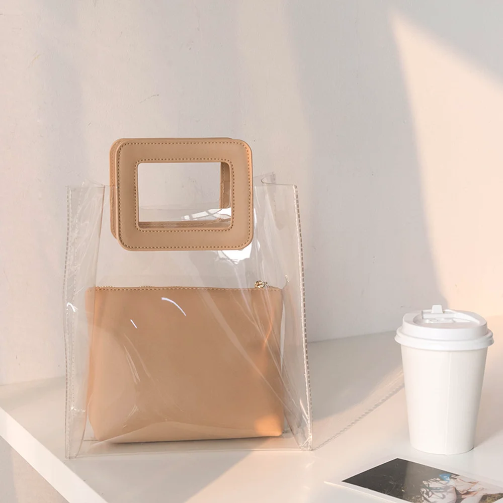 2019 New Ins Super Hot Wave Korean Version Of The Simple Solid Color Transparent Bag Portable Fashion Mother Package
2019 New Ins Super Hot Wave Korean Version Of The Simple Solid Color Transparent Bag Portable Fashion Mother Package