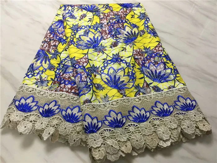 New coming African flower embroidery wax cord lace fabric for making dress EWL2(6yards/lot)
New coming African flower embroidery wax cord lace fabric for making dress EWL2(6yards/lot)