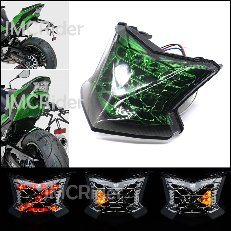Motorcycle Integrated LED Tail Light Brake Stop Light Turn Signals For Kawasaki Taillight Z650 Z900 NINJA 650 ABS 2017 2018
Motorcycle Integrated LED Tail Light Brake Stop Light Turn Signals For Kawasaki Taillight Z650 Z900 NINJA 650 ABS 2017 2018