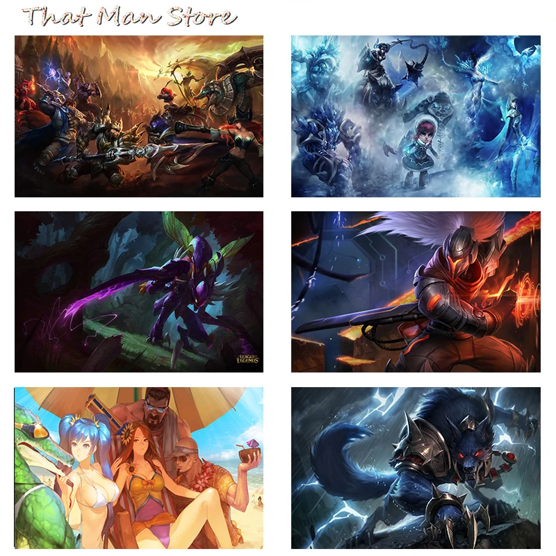League of Legends Game Art Print Painting Poster Wall Pictures For Bedroom Home Decoration Wall Decor No Frame Part 1
League of Legends Game Art Print Painting Poster Wall Pictures For Bedroom Home Decoration Wall Decor No Frame Part 1