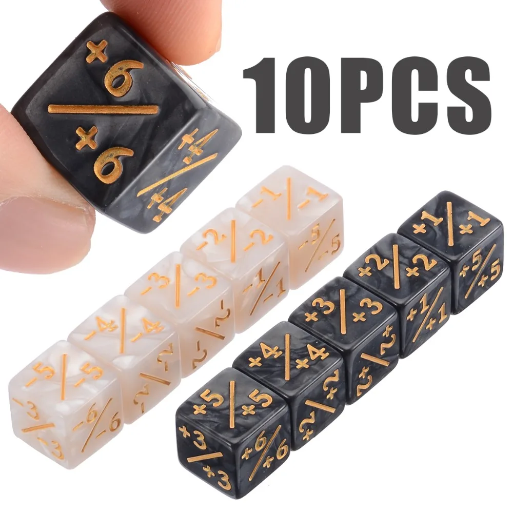 10pcs/set White Black Dice Counters +1/+1 For The Gathering Home Game Funny Outdoor Dice Kids Toy
10pcs/set White Black Dice Counters +1/+1 For The Gathering Home Game Funny Outdoor Dice Kids Toy