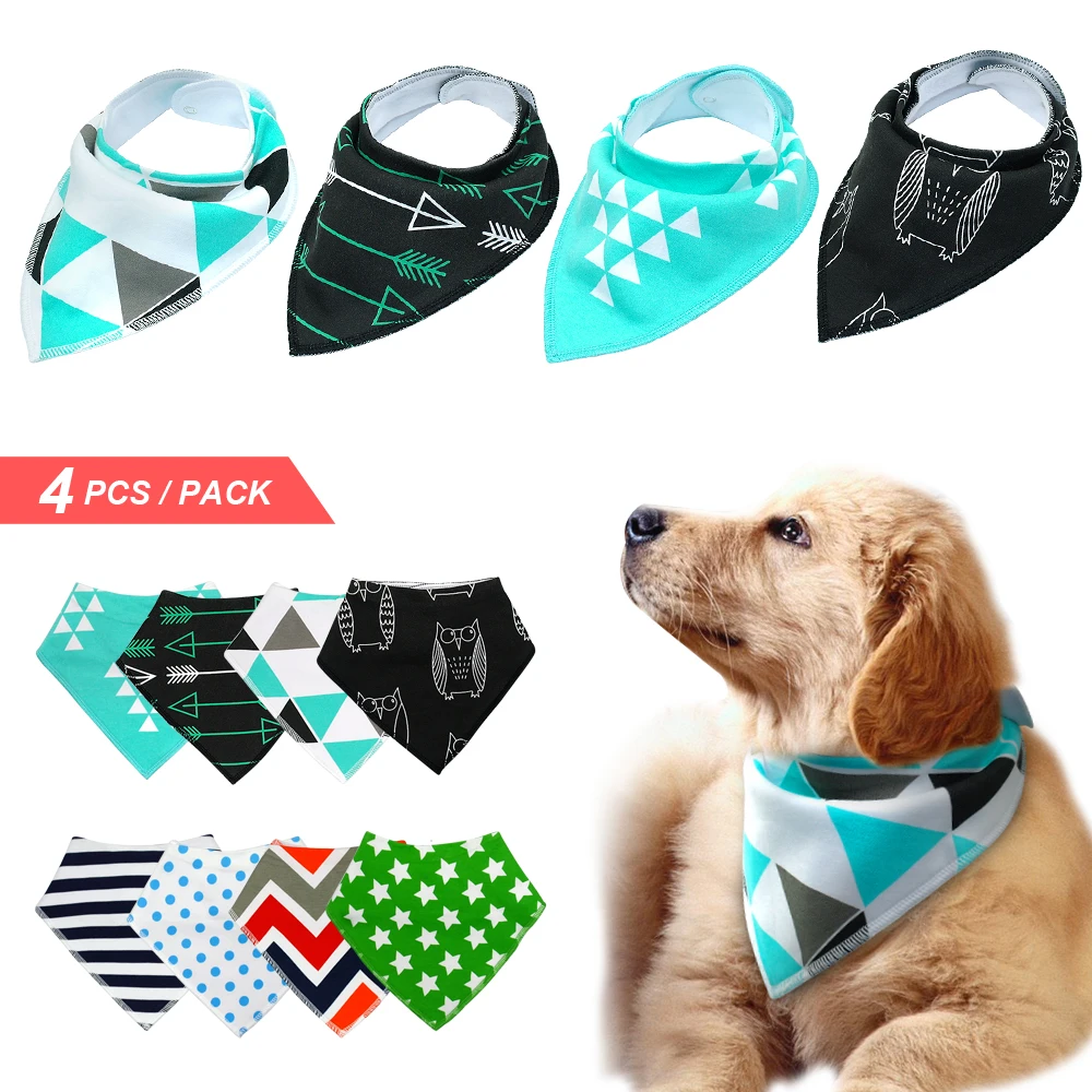 4pcs Dog Bandana Bib Scarf Cotton Pet Dogs Grooming Accessories Collar Bandage for Medium Large Pet Fashion Design
4pcs Dog Bandana Bib Scarf Cotton Pet Dogs Grooming Accessories Collar Bandage for Medium Large Pet Fashion Design