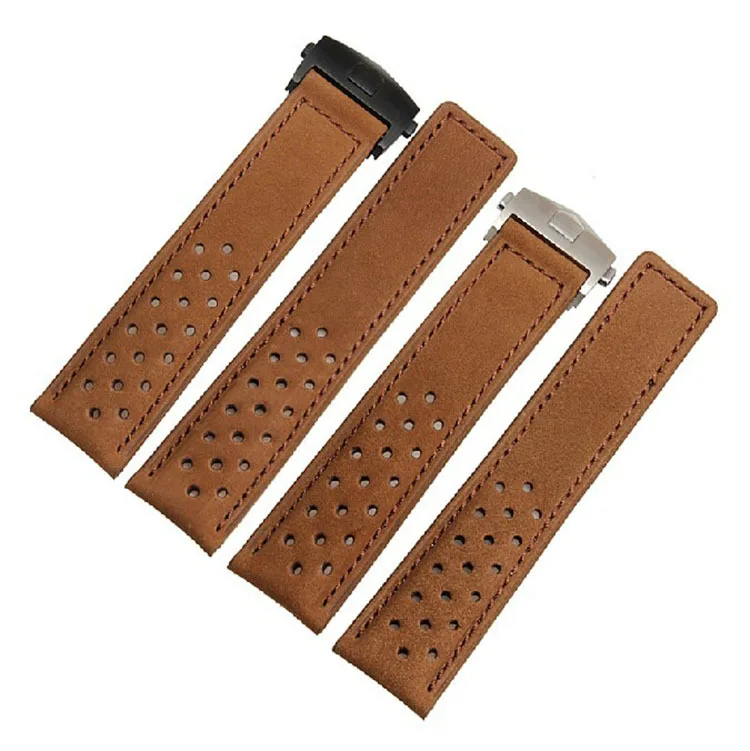 22mm Leather Watchband Watch Band Strap Bracelet Watch Accessories high quality cowhide leather silver folding deployment Black
22mm Leather Watchband Watch Band Strap Bracelet Watch Accessories high quality cowhide leather silver folding deployment Black