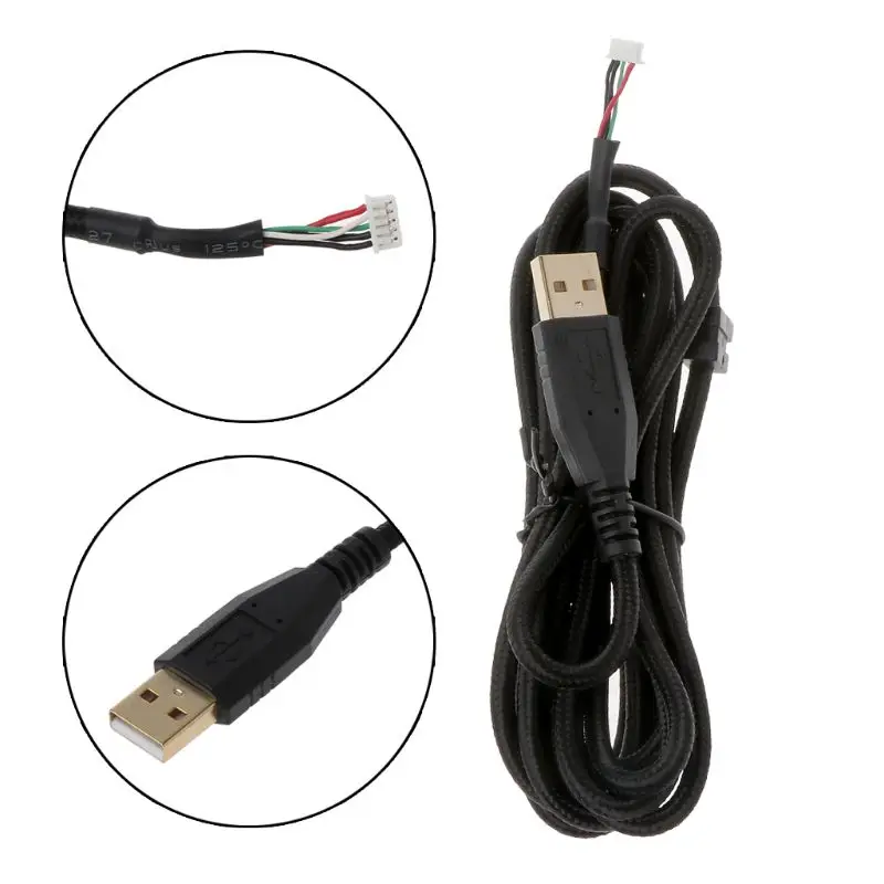 Gold Plated Durable Nylon Braided Line USB Mechanical Keyboard Cable Replacement Wire for Razer BlackWidow X Chroma Keyboard
Gold Plated Durable Nylon Braided Line USB Mechanical Keyboard Cable Replacement Wire for Razer BlackWidow X Chroma Keyboard