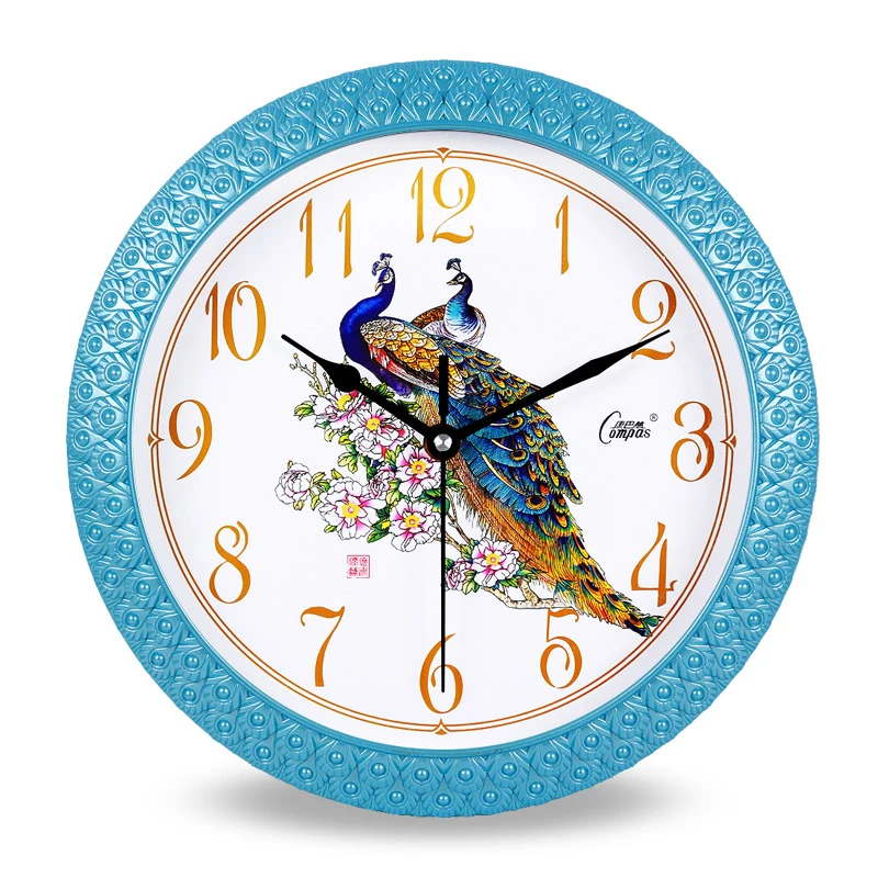 Plastic Peacock Hanging Wall Clock Flower Pvc Needle Mute Modern Watch Chinese Clock Home Decor Wanduhr Craft Clock Faces 50w123
Plastic Peacock Hanging Wall Clock Flower Pvc Needle Mute Modern Watch Chinese Clock Home Decor Wanduhr Craft Clock Faces 50w123